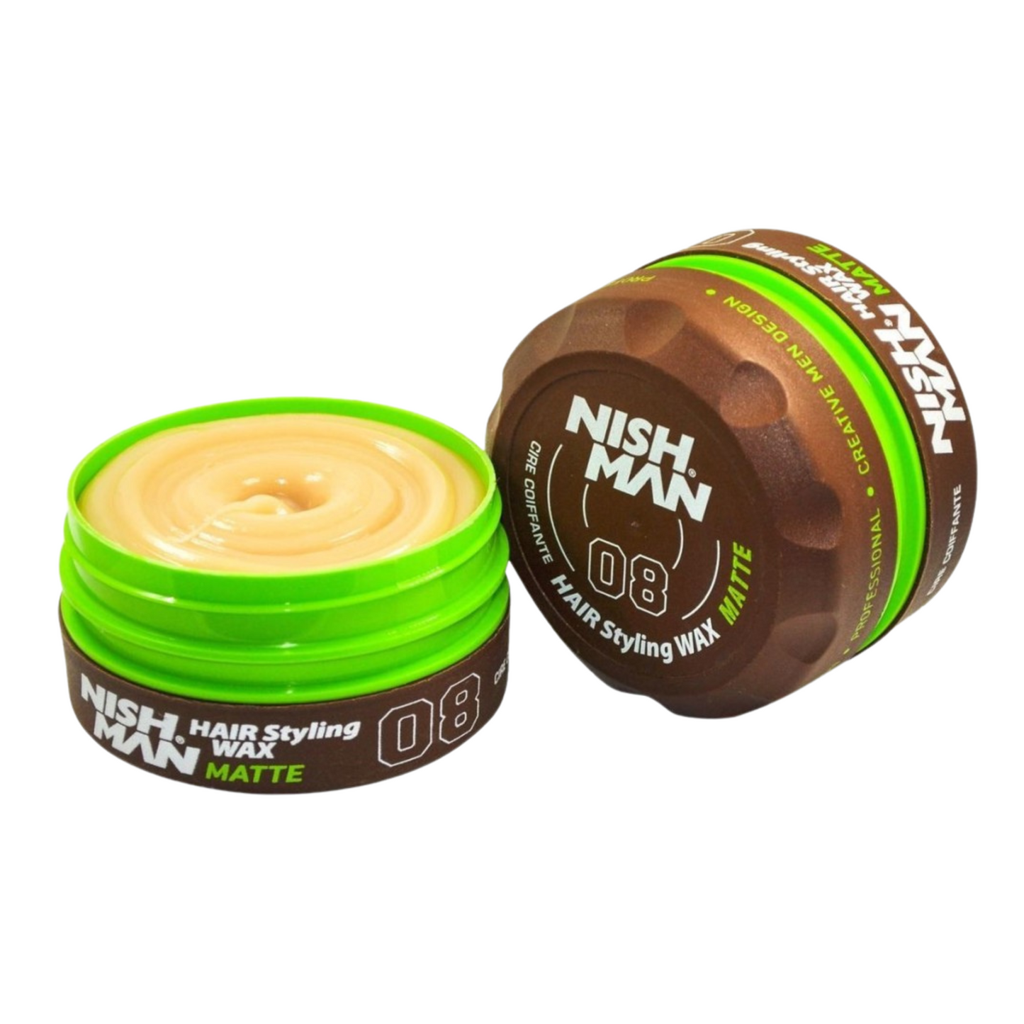 Nishman 08 Matte Hair Styling Wax 150 ml (CERA)