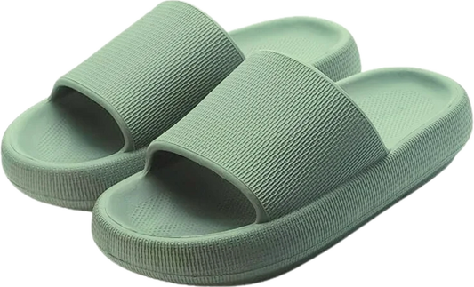Pantuflas de Foam Viscoelástica para Hombre y Mujer (Verde)